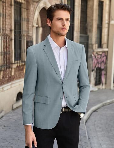 COOFANDY Mens Casual Blazer Slim Fit Suit Jacket Two Button Lightweight Sport Coats Business Blazer Jacket in Kuwait