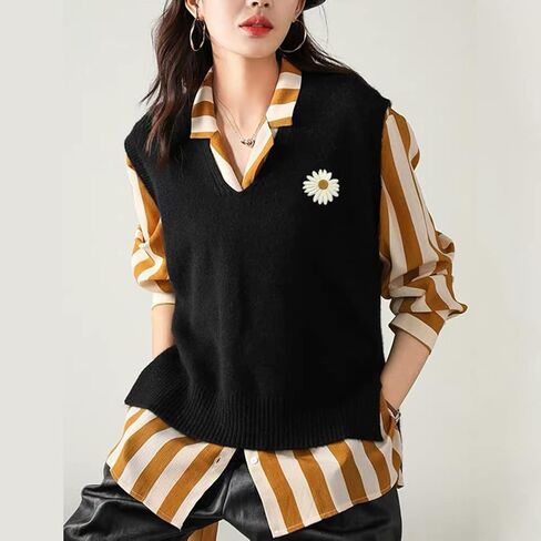 Calidaka 10pcs daisy بقع مطرزة حساسة ، خياطة إصلاح الأزهار تصحيح DIY لزخارف السراويل الجينز (أبيض/10 ٪) in Kuwait