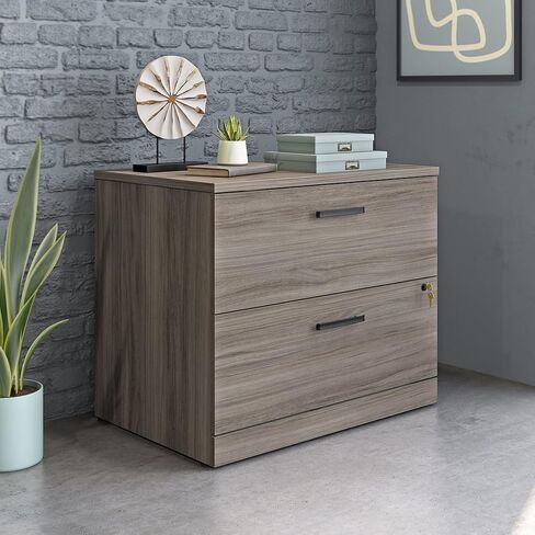 Officeworks by Sauder File الجانبي ، L: 35.43 '' X W: 23.47 '' X H: 29.29 '' ، Hudson Elm in Kuwait