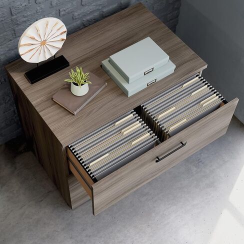 Officeworks by Sauder File الجانبي ، L: 35.43 '' X W: 23.47 '' X H: 29.29 '' ، Hudson Elm in Kuwait