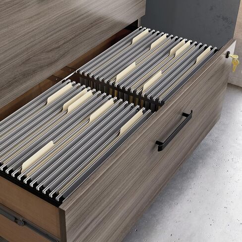 Officeworks by Sauder File الجانبي ، L: 35.43 '' X W: 23.47 '' X H: 29.29 '' ، Hudson Elm in Kuwait