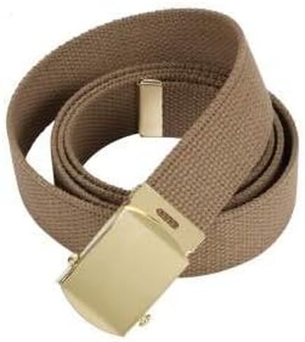Rothco Military Web Belts, Black/Gold, 54" in Saudi Arabia