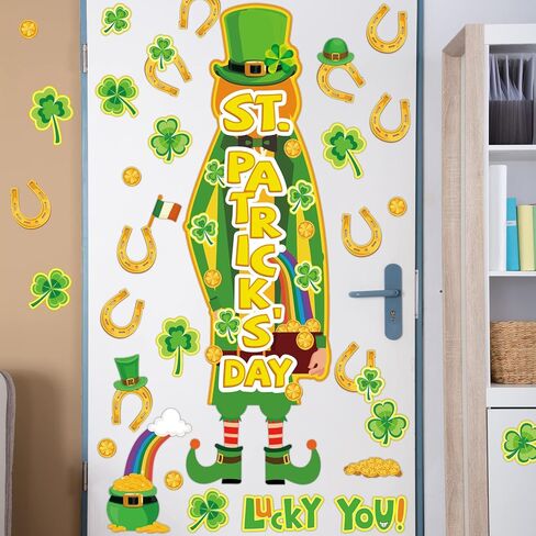Marspark 42 PCS St. Patrick's Day Bulletin Board Set St. in Kuwait