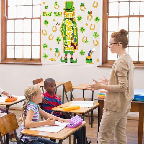 Marspark 42 PCS St. Patrick's Day Bulletin Board Set St. in Kuwait