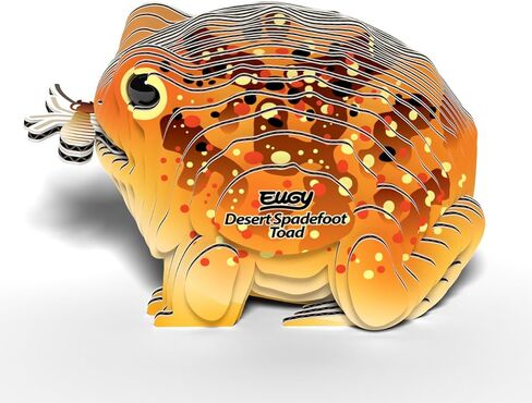 Eugy Desert Spadefoot Toad 3D Puzzle - 34 قطعة ألغاز تعليمية صديقة للبيئة للبنين والبنات والأطفال الذين تتراوح أعمارهم بين 6+ in Kuwait