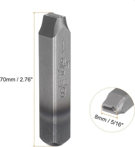 HARFINGTON 9pcs Number Stamp Set 5/16" 8mm High Tool Steel 0-9 Punch Press Tools Metal Stamps Set Hammer Hand Punch for Metal Plastic Wood Leather Brass Stamping in Saudi Arabia