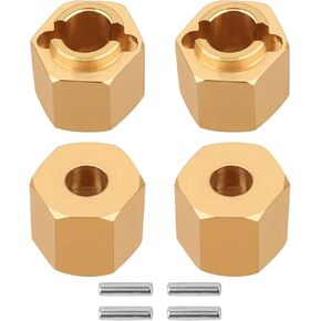 8g Brass Wheel Hex Hub 6mm Standard Adaptor for Redcat Ascent18 TRX4M 1/18 RC Crawler Car Stock Upgrade