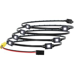 GLOBACT RC Chassis Light Kit 8 Light Modes 8 Lamp Beads for 1/10 TRX4/Bronco/1979 RC Crawler Accessories