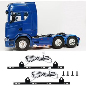 RCHUBAM 1Set LED Lamp Side Light for 1/14 Tamiya Scania 770S 6×4 56368 RC Truck Parts