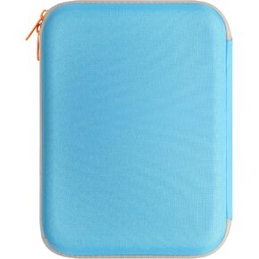 Card travel Case Compatible for Yoto Card Case, Soft Portable Folder with Zipper & 160 Pockets for Player. Binder Sleeve Holder for Travel (Blue)