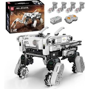 Mould King Technik 21075 Robot Dog, D-307A, Mechanical Robot Dog Toy Building Blocks, 1887 Pieces Remote Controlled Robot Dog Toy for Adults and Children, DIY Building Set