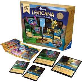 Ravensburger Disney Lorcana TCG: Into The Inklands Gift Set| Deluxe Collectible Set with Over 200 Art Pieces | Ultimate Game Experience for Ages 8+