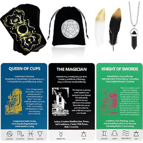 Knana Tarot Cards for Beginners Tarot Cards with Meanings on Them Training Tarot Cards Learning Tarot Cards Set