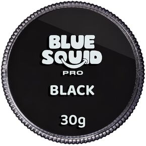 Blue Squid PRO Face Paint - Professional Water Based Single Cake Facepaint & Body Paints - SFX Makeup, Kids Adults Face Painting for Costume, Halloween, Cosplay - Split Red, White & Blue 30g / 1oz