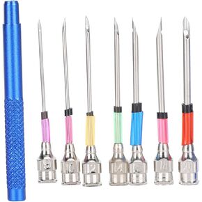 Punch Needle Tool Ultra Punch Needle Steel Embroidery Stitching Punch Needles Set Knitting Art Needles with Handle