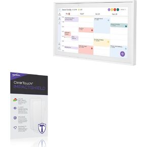 BoxWave Screen Protector Compatible with Skylight Calendar (15 inch) - ClearTouch ImpactShield (2-Pack), Impenetrable Screen Protector Flexible Film