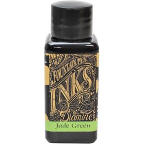 Diamine Fountain Pen Bottled Ink, 30ml - Jade Green