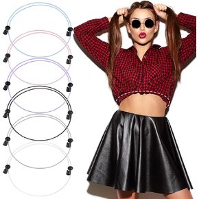 6Pcs Tuck Band Adjustable Crop Band, Elastic Tuck Band Tool for Sweater and Shirt To Change The Style of Your Oversized Clothes (6 Colors)