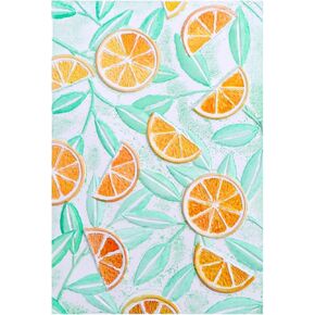 BAOFALI 3D Embossing Folders Lemon Textured for Card Making,Embossing Template Paper Card Embossing Stencil for DIY Scrapbooking Photo Album Card Paper Craft Decoration 6.3" L x 4.5" W