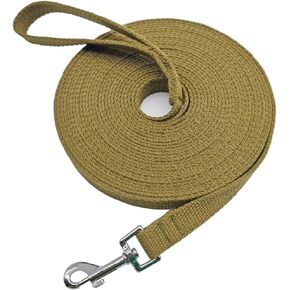Tactical Dog Leash 10FT/15FT/30FT, Thick Military Style Long Dog Leash for Strong Small Medium Large Dogs (15FT, Black)