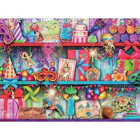 Buffalo Games - Aimee Stewart - Pretty Party - 1000 قطعة Jigsaw Puzzle للبالغين - اللغز التحدي المثالي لليالي اللعبة - الحجم النهائي هو 26.75 × 19.75