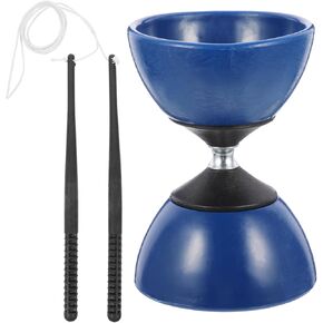 Ibasenice diabolo juggling playet - مجموعة واحدة صينية Yo -Yo Diabolo الصينية Yoyo Blue Diabolo مجموعة شعوذة