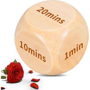 2Pcs Date Night Gifts Game Dice Anniversary Couple Gifts for Boyfriend Girlfriend Valentines Day Gifts for Him Her Wedding Gifts for Newlyweds Husband Wife Birthday Honeymoon Dating Gifts(Love & Time)