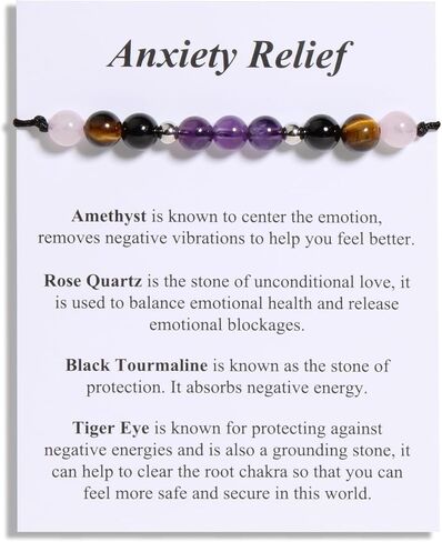 Triple Protection Bracelets Negative Energy Blocker, Black Tourmaline and Obsidian Bracelets for Women Men, Gifts for Him Her in Kuwait