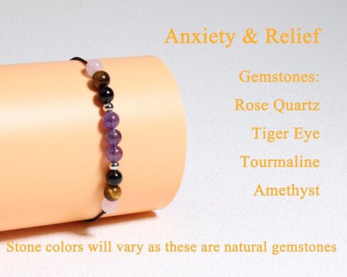 Triple Protection Bracelets Negative Energy Blocker, Black Tourmaline and Obsidian Bracelets for Women Men, Gifts for Him Her in Kuwait