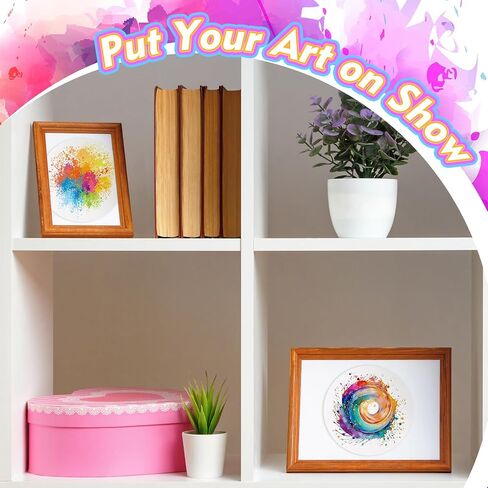 Fullhawl 120 Pcs White Cardstock Round Spin and Spiral Art Station Refill Paper 6.1 Inches Diameter Cardboard Circles for Crafts Circular Cardstock Cutouts for Paint Supply DIY Paper School Crafting in Kuwait