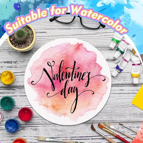 Fullhawl 120 Pcs White Cardstock Round Spin and Spiral Art Station Refill Paper 6.1 Inches Diameter Cardboard Circles for Crafts Circular Cardstock Cutouts for Paint Supply DIY Paper School Crafting in Kuwait