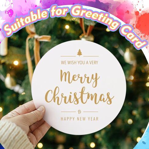 Fullhawl 120 Pcs White Cardstock Round Spin and Spiral Art Station Refill Paper 6.1 Inches Diameter Cardboard Circles for Crafts Circular Cardstock Cutouts for Paint Supply DIY Paper School Crafting in Kuwait