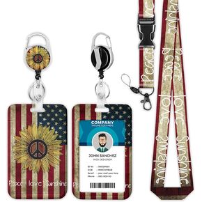 I'm Fine It's Fine Everything is Fine Lanyards for ID Badges for Women/Men Cute, Cat ID Badge Holder with Lanyard Badge Holder/Reel Lanyard with Heavy Duty Badge Holder Keychains for Teacher, Kids