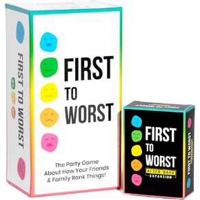 Party Game + After Dark Expansion Set - The Card Game About How Your Friends & Family Rank Things - Adult Card Game for College Students, Groups & Fun Parties with Polarizing Priorities
