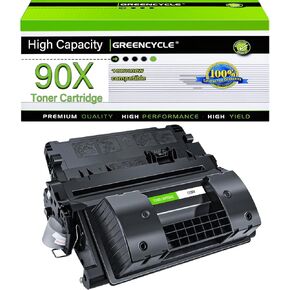 greencycle 90X High Yield Compatible Black Toner Cartridge Replacement for HP 90X CE390X Work for Laserjet Enterprise 600 M602,M603 Series Laserjet Enterprise M4555 MFP Series (1-Pack)