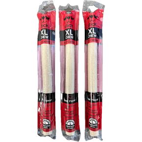 Wow XL Sticks 11" Beef Flavor Soft Center Stick Dog Chew Treat | Omega 3 & 6 Added | Keeps Gums & Teeth Healthy | 4.23 Ounces - 3 Pack