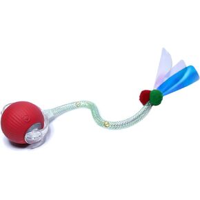 GlowPounce Interactive Cat Toys for Indoor Cats – Smart Motion-Activated Rolling Ball with LED Lights & 3 Modes – Keeps Indoor Cats & Kittens Active, Stimulates Hunting Instincts & Reduces Boredom