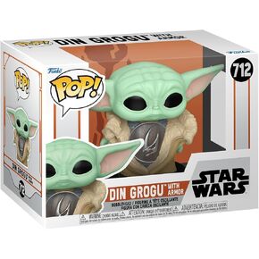 Funko POP! Star Wars: The Mandalorian - Din Grogu with Armor - The Child - Baby Yoda - Collectable Vinyl Figure - Gift Idea - Official Merchandise - TV Fans