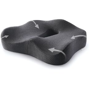 Ultimate Comfort Memory Foam Donut Cushion for Women/Men Donut Cushions for Sitting Postpartum Pillow Doughnut Pillow for Extra Large Size for Office Chair, Car, and Home Seating
