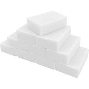 ZUFECY 10 Pack White Block Erasers, Small Soft Erasing for Art, Office, School USE
