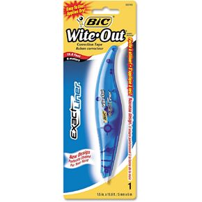 BIC Wite-Out Liner Correction Tape, White, 1 ct