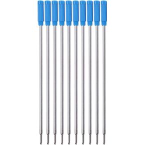 10PcsBallpoint Pen Refills,Blue Ballpoint Pen Refills Refill Length 4.5 Inch 1.0mm Point for Most Metal Ballpoint Pen Office Use,Writing and Correction Supplies