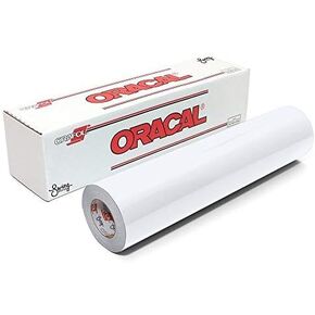 Oracal 651 Permanent Glossy Vinyl - White - 12" x25FT