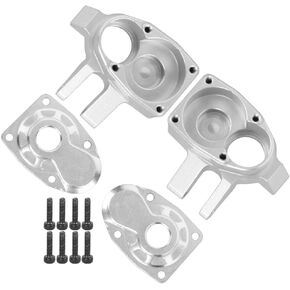 VGEBY 2Pcs Aluminum Alloy Front Axle Steering Cup Housing Shell fit for Capra SCX10 III RC Car(Silver) Coverra Capra Steering