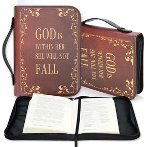 غلاف الكتاب المقدس ، يغطي الكتاب المقدس حالة للنساء للنساء ، حقيبة حالة الكتاب المقدس ، حقيبة كبيرة من الكتب ، حالة حماية الكتب الجلدية المزيفة تناسب الكتاب 11.4x 8.2x 2.2 بوصة ، إكسسوارات الكتاب المقدس للمعلمين in Kuwait