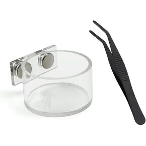 Jumping Spider Feeding Dish Set, Magnetic Water Bowl, Reptile Feeding Tongs, Jumping Spider Enclosure Accessories