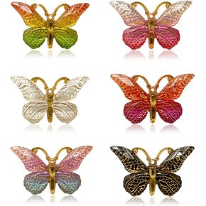 6 Pieces Butterfly Cover Minders for Diamond Painting, Magnetic Cover Holder for 5D Diamond Art Accessories