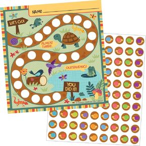 Carson Dellosa Mini Incentive Chart Set with Reward Stickers, Classroom Reward Chart for Kids, Positive Behavior Progress Tracking, Potty Training Sticker Chart (30 Cards, 630 Stickers)
