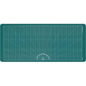 Black GridPad Deskpad Full XL Gaming Desk Mat Gamer Desk Pad with Stitched Edges 5mm Thick Non-Slip Water-Resistant Rubber Laptop Computer Mousepad for Office and Home - 35.4 x 15.7 in