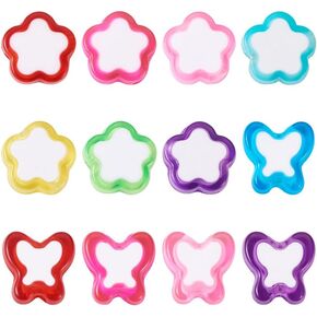 Cheriswelry 600Pcs Acrylic Star Beads Opaque Star Plastic Spacer Beads Rainbow Color Star Bracelet Beads 9mm for DIY Necklace Lanyard Jewelry Making Crafts